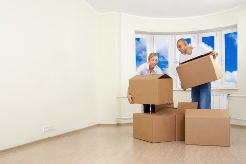 Happy customers utilizing storage services